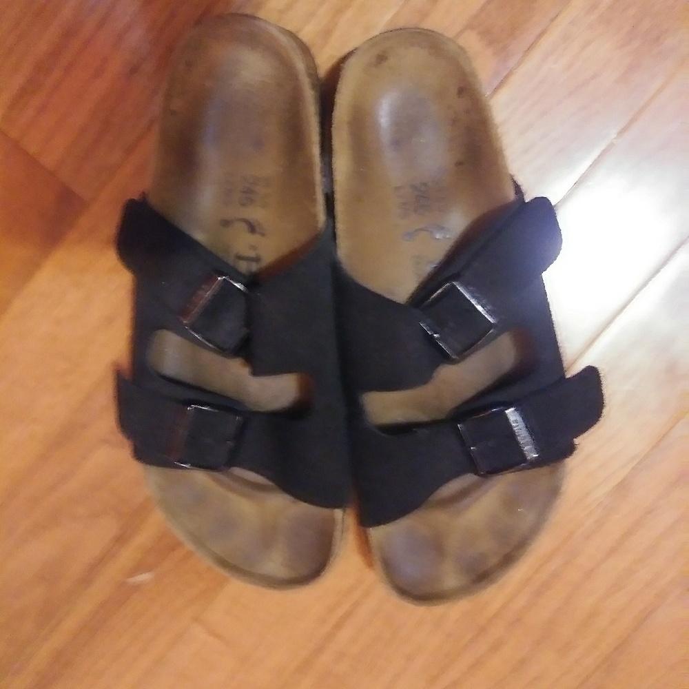 Betula birkinstocks black suede